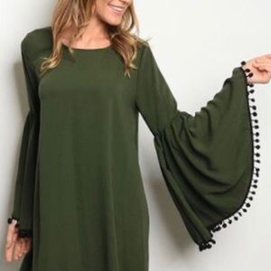 Pom Pom Dress NWOT